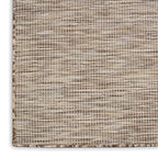 Nourison Home Positano Beige 2'2" x 12' Area Rug - Easy Clean, Non Shedding, Bed Room, Living Room, Dining Room, Kitchen (12' Runner) - color: Beige, size: 2'2" x 12' (Runner)
