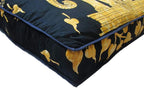 CRAFT KALA Mandala Floor Pillow Cushion Cover Seating Throw Cover Hippie Decorative Bohemian Ottoman Poufs Pillow Cases Boho Indian Cotton Living Room Yoga Home Décor 35" Square Yellow Elephant Tree