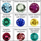 Gemstone Silver Plated Band Ring Men & Women All Size Gift Item Handmade Jewelry CRG1269AA