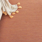 Nourison Home Positano Terracotta 2'2" x 10' Area Rug - Easy Clean, Non Shedding, Bed Room, Living Room, Dining Room, Kitchen (10' Runner) - color: Terracotta, size: 2'2" x 10' (Runner)