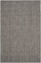 SAFAVIEH Area Rug 4x6 - Natural Fiber Collection - Light Grey, Handmade Jute, Farmhouse Style, Chunky Textured Thick Pile (NF447G)