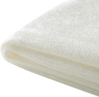 Homiest Decorative Knitted Throw with Fringe, Lightweight Acrylic Knit Blanket, Soft & Cozy Tassel Blanket for Couch, Sofa, Bed (Ivory White, 60 x 80 Inch)