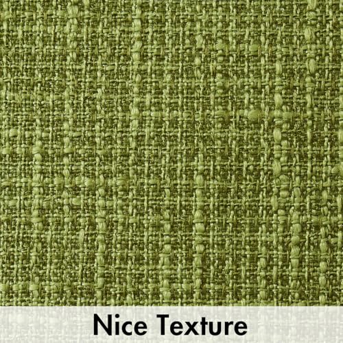 MIULEE Burlap Linen Throw Pillow Covers 20x20 Inch Set of 2 Green Spring Decorative Pillows Modern Farmhouse Pillowcases Soft Accent Cushion Covers for Outdoor Couch Sofa Bedroom Livingroom Home Decor - color: Green, size: 20" x 20" (Pack of 2)