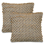 Boho Living 18x18 Grey Throw Pillow Covers only Pillow Insert not Included - Boho Pillow Covers Only, Pack of 2 - color: Grey, size: (2) 18" x 18" Pillow Covers