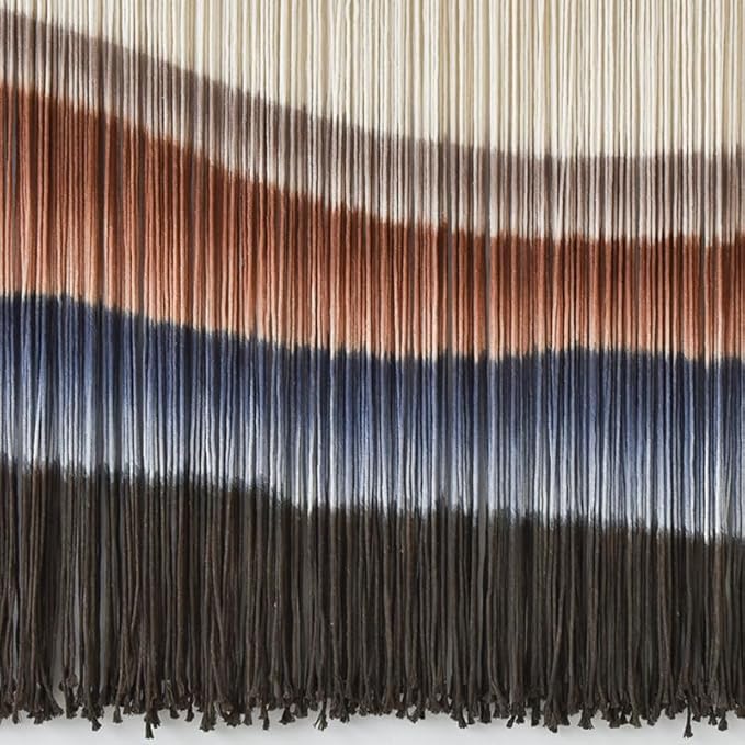 Large Macrame Wall Hanging Tie-Dye Boho Wall Art Fiber Art Decor for Living Room Bedroom or Backdrop 57" W x 35" L