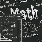 Math Classroom Tapestry, Equations Art Window Tapestries Wall Hanging for Bedroom College Dorm Mathematics Room High School Teacher Office Decor 60X40" Education Poster