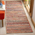 SAFAVIEH Cape Cod Collection 2'3" x 10' Natural/Multi CAP251A Handmade Boho Braided Jute Entryway Foyer Living Room Kitchen Runner Rug - size: 2'3" x 10' (Runner)