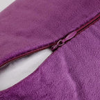 NiNi ALL Decorative Throw Pillow Covers Velvet 22x22 Inch Pack of 2 Purple Cushion Covers Soft for Couch Sofa Bedroom Living Room Outdoor