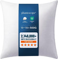 Phantoscope Pillow Inserts, Hypoallergenic 100% Virgin Fiber Square Form Microfiber Throw Pillow Inserts, Couch Bed Pillows 45x45 cm, 18x18 Inch (Pack of 1)
