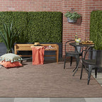 Nourison Home Positano Natural 8' x 10' Area Rug - Easy Clean, Non Shedding, Bed Room, Living Room, Dining Room, Kitchen (8' x 10') - color: Natural, size: 8' x 10' (Rectangular)