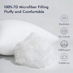 MIULEE Throw Pillow Insert Premium Pillow Stuffer Sham Rectangle for Decorative Cushion Bed Couch Sofa 16x36 Inch