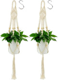 Hanging Planter For Indoor Plants,Macrame Plant Hanger,2Pcs Plant Hanger,Hanging Plant Holder,Plant Hangers,Plant Holder,Plant Hangers Indoor,Macrame Plant Hangers Indoor,Plant Hangers Indoor Macrame