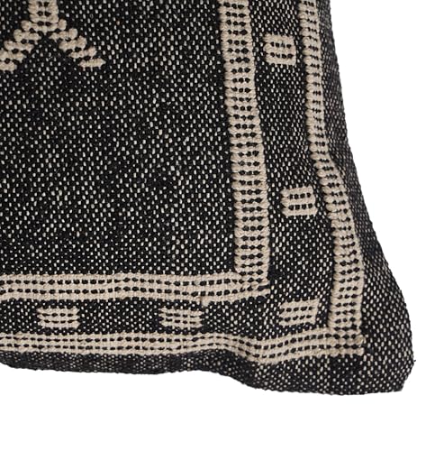 Indian Cotton Cushion Cover Sabra Kilim Pillow Cover Designer Decorative Sofa 18x18 Inche Handwoven Cushion Case for Farmhouse Home Decor Spring Decorative Pillow (Pattern 19) - color: Pattern 19