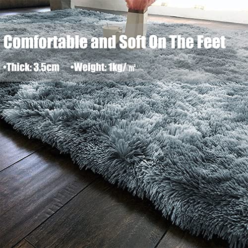 Wlian Super Soft Shaggy Rugs Fluffy Carpets for Bedroom - Washable Fuzzy Area Rugs Anti-Slip for Bedroom Living Room Kids Room Girls Nursery Home Decor, 1.3x2 Feet, Beige - color: Beige, size: 1.3×2 Feet