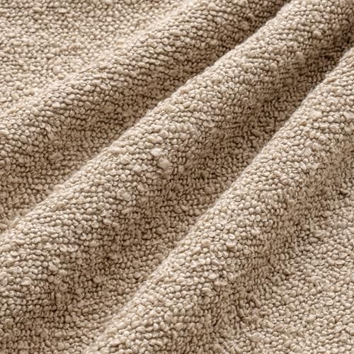 MIULEE Pack of 4 Decorative Textured Boucle Throw Pillow Covers 18x18 Inch Camel Accent Solid Pillow Cases Soft Couch Cushion Covers for Modern Farmhouse Boho Chair Sofa Bed Livingroom Home Decor - color: Camel, size: 18" x 18" (Pack of 4)