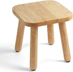 Solid Wood Step Stool 9.3" - 300lbs Capacity Plant Stand Indoor, Smal Stools to Sit on, Multi-Use Footstool for Bathroom/Bedroom/Kitchen（Natural Color）