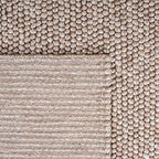SAFAVIEH Natura Collection Runner Rug - 2'3" x 8', Brown, Handmade Wool Blend, Textured Design, Ideal for Hallway, Bedroom, Foyer (NAT620T) - color: Brown, size: 2'3" x 8' (Runner)