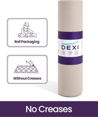 DEXI Kitchen Floor Mats Cushioned Anti Fatigue, 23x94, Large Long Standing Runner Rug Waterproof, Comfort Memory Foam Padded for Front Sink Laundry, Beige