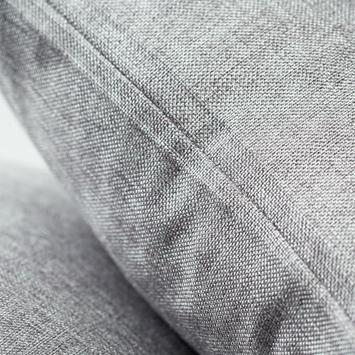 Aiking Home Imitation Burlap Lumbar Pillow Cover 12x18 Inch Vintage Faux Linen Rustic Natural Look, 1 Piece Elegance Farmhouse Style Accents Pillow Case for Indoor Use, Light Grey - color: Light Grey, size: 18" x 12" (Pack of 1)