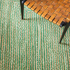 SAFAVIEH Area Rug 2x3 - Cape Cod Collection - Green & Natural Brown, Handmade Jute & Cotton, Woven Braided Design (CAP202Y) - color: Green/Natural, size: 2' x 3' (Rectangular)