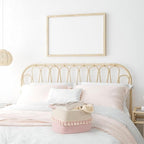 TeoKJ Storage Baskets 3 Packs, Storage Basket for toys,Towel, Storage Bins, Woven Basket for Shelves Bedroom Laundry Nursery, White & Pink