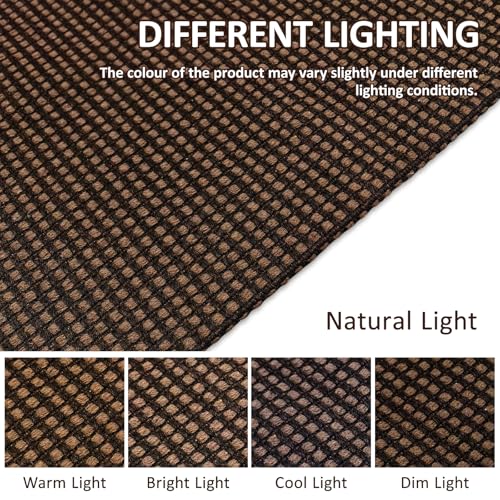 Runners for Hallways 2x5 ft Washable Kitchen Runner Non Slip Rubber Backed Hall Runners Cotton Entryway Runner Rugs Floor Carpet for Indoor Backdoor Bedroom Kitchen,Dark Brown/Coffee - color: Dark Brown/Coffee, size: 2x5