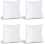 Utopia Bedding Throw Pillows (Set of 24, White), 18 x 18 Inches Pillows for Sofa, Bed and Couch Decorative Stuffer Pillow