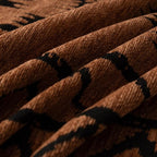 ROOMLIFE Brown Couch Cover 3 Cushion Sofa, Washable Non Slip Furniture Sofa Protector Cover, Soft Chenille Sofa Slipcovers Sectional L Shape Dogs Couch Cover Throw Blanket with Tassels 71''X118''