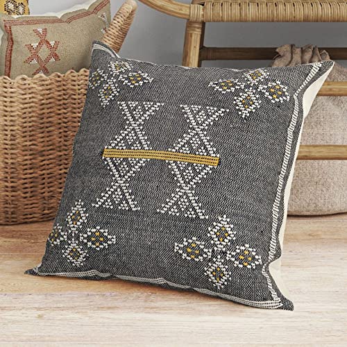 Trade Star Beautiful Sabra Pillow Cover Throw Pillow Cover Farmhouse Cushion Case 100% Cotton Cushion Cover Handwoven Luxurious Breathable Pillow Cover for Gifting Purpose - color: Pattern 15