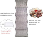 ICOPUCA Floor Lounger Pillow casing for boy Girl, Soft Minky Plush, Cover/Sleeve Only! Perfect Reading and Watching TV Cushion - Excellent for Sleepovers, Queen Size;