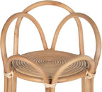 KOUBOO Rattan Loop Indoor Plant Stand, 26 inches, Natural Planter Brown