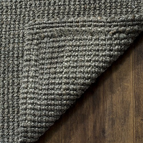SAFAVIEH Natural Fiber Collection Runner Rug - 2'3" x 7', Green & Grey, Handmade Farmhouse Jute, Ideal for High Traffic Areas in Living Room, Bedroom (NF730B) - color: Green/Grey, size: 2'3" x 7' (Runner)