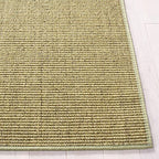 Martha Stewart x SAFAVIEH Area Rug Collection - 2'3" x 8' Runner, Green, Sisal & Jute, Farmhouse Style, Ideal for Living Room, Bedroom, Foyer, Hallway (MSR9501Y) - color: Green, size: 2'3" x 8' (Runner)
