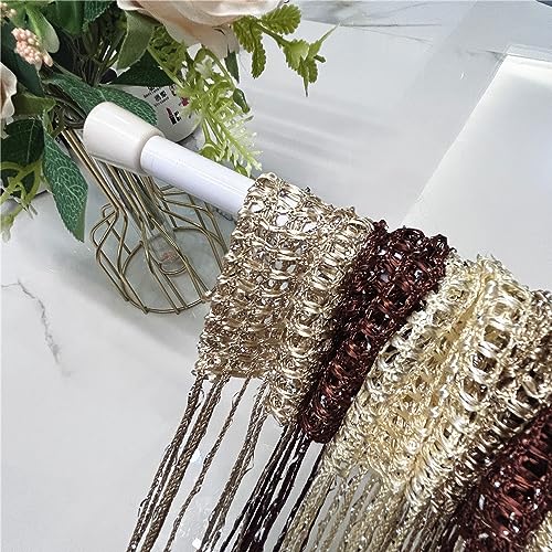 ave split Decorative Door String Curtain Wall Panel Fringe Window Room Blind Divider Tassel Screen Home 100cm*200cm (#018311) - color: #018311