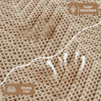 Sunfly Waffle Runner Rug Bathroom, Boho Bath Mat Super Absorbent & Quick Dry, Non-Slip Washable with Tassels, Ultra Soft Farmhouse Long Bathroom Rug 24"x60" Beige - color: Beige, size: 2' x 5' (Rectangular)