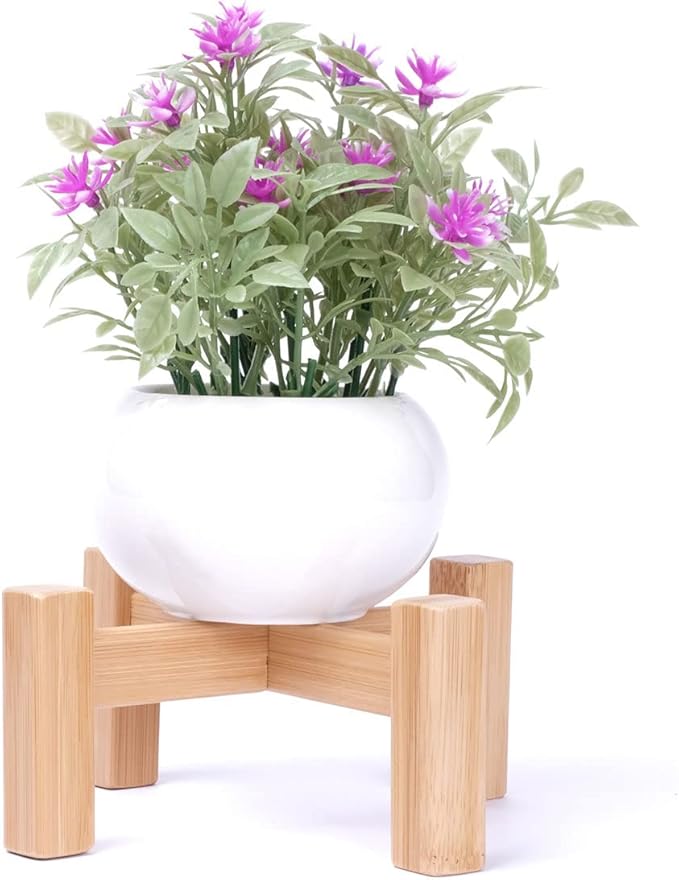 Wooden Plant Stand,Indoor Plant Stand,Boho Plant Holder,Plant Display Rack for Home,Office Accessory (1)