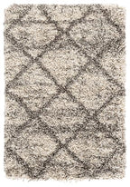SAFAVIEH Hudson Shag Collection Accent Rug - 2' x 3', Grey & Beige, Modern Trellis Design, Non-Shedding & Easy Care, 2-inch Thick Ideal for High Traffic Areas in Foyer, Living Room, Bedroom (SGH281J) - color: Grey/Beige, size: 2' x 3' (Rectangular)