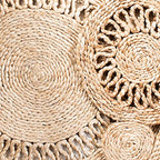 SAFAVIEH Natural Fiber Round Collection 3' Round Natural NF167A Handmade Boho Charm Farmhouse Jute Area Rug - size: 3' (Round)