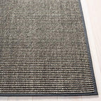 Martha Stewart x SAFAVIEH Area Rug Collection - 9' x 13', Charcoal, Sisal & Jute, Farmhouse Style, Ideal for Living Room, Bedroom, Office, Dining Space (MSR9501F) - color: Charcoal, size: 9' x 12' (Rectangular)