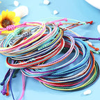 choice of all String Bracelets for Women Boho Wave Surfer Beach Wear Cute Bracelets Set Summer Friendship Jewelry Accessories Beach Stuff - color: G3:20 pcs colorful surfer bracelets