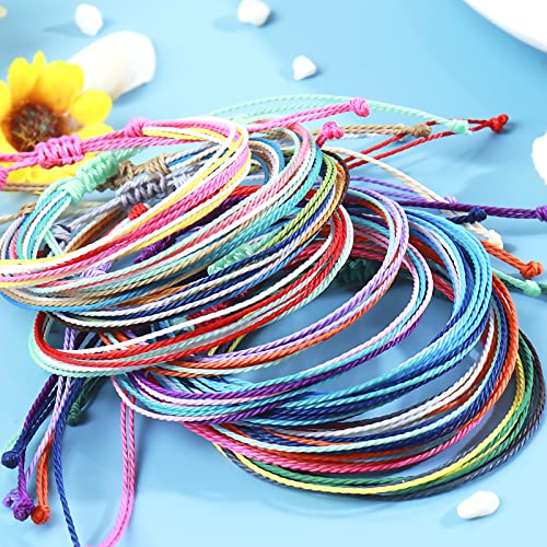 choice of all String Bracelets for Women Boho Wave Surfer Beach Wear Cute Bracelets Set Summer Friendship Jewelry Accessories Beach Stuff - color: G3:20 pcs colorful surfer bracelets