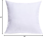 MIULEE Throw Pillow Insert Premium Pillow Stuffer Sham Square for Decorative Cushion Bed Couch Sofa 16x16 Inch