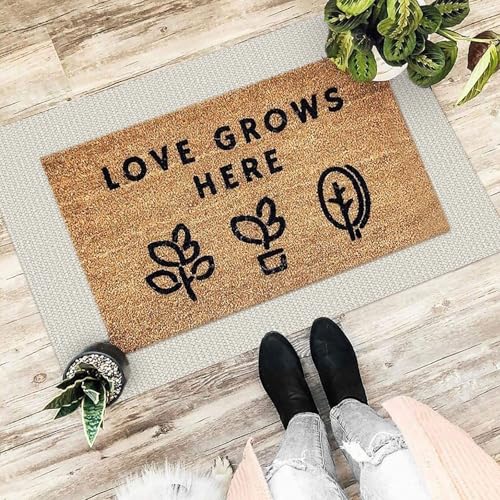 EARTHALL Woven Area Rug 2x3 Ft Washable Rugs for Entryway Braided Throw Rugs with Rubber Backing Door Mat Indoor Outdoor Entrance Small Cotton Woven Rug for Kitchen Foyer Front Door, Cream/Grayish - color: Cream/Grayish, size: 2' x 3' (Rectangular)