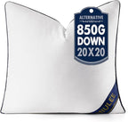 MIULEE 20x20 Pillow Insert Throw Pillow Premium Down Alternative Pillow Insert Square Decorative Pillow Stuffer for Sofa, Couch (20x20 inch)