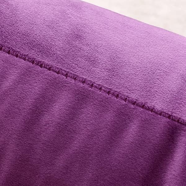 NiNi ALL Decorative Throw Pillow Covers Velvet 24x24 Inch Pack of 2 Purple Cushion Covers Soft for Couch Sofa Bedroom Living Room Outdoor