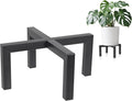 Plant Stand Indoor Outdoor, Heavy Duty Metal Plant Pot Holder, Mid Century Modern Planter Stands, Floor Flower Pot Holder (Black, Fit 5-12 inch pots)