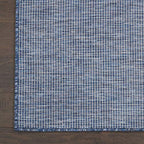 Nourison Home Positano Navy Blue 2'2" x 10' Area Rug - Easy Clean, Non Shedding, Bed Room, Living Room, Dining Room, Kitchen (10' Runner) - color: Navy Blue, size: 2'2" x 10' (Runner)