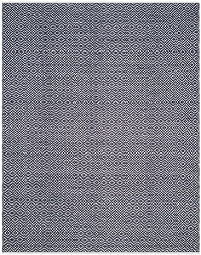 SAFAVIEH Boston Collection 8' x 10' Navy BOS682D Handmade Flatweave Cotton Area Rug - color: Navy, size: 8' x 10' (Rectangular)