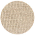 SAFAVIEH Area Rug 3' Round - Natural Fiber Collection - Natural & Beige, Seagrass, Basketweave Pattern with Border (NF114A) - color: Natural/Beige, size: 3' (Round)