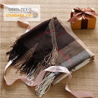 BATTILO HOME Brown Plaid Throw Blanket for Couch - Fall Plaid Blanket Buffalo Plaid Blankets - Lightweight Farmhouse Outdoor Throw Blankets for Bed, Sofa (50"x60", Coffee) - color: Coffee